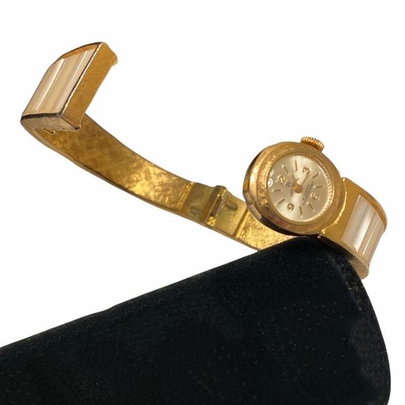 Vintage Paul Garnier 21J Hidden Watch Bracelet - Picture 2 of 14